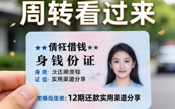 急需周转看过来：身份证借钱分12期还款的实用渠道分享
