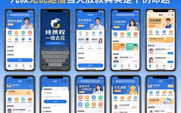 我试用了十几款像携程借去花一样的贷款平台，发现无忧速借当天放款其实是个伪命题