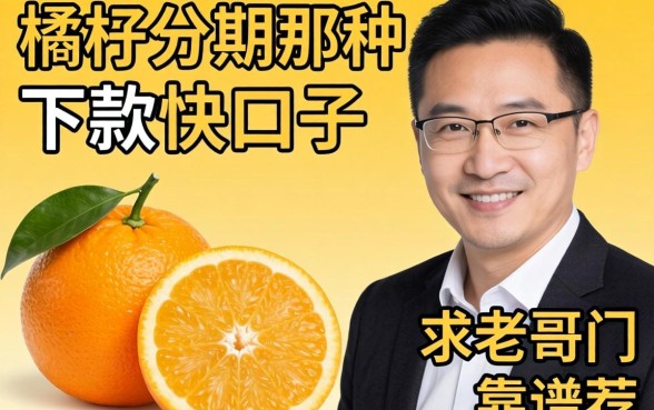 有没有类似桔子分期那种下款快的口子？求老哥们推荐几个靠谱的！