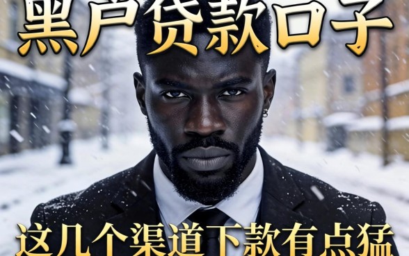 揭秘黑户贷款口子2026：这几个渠道下款有点猛