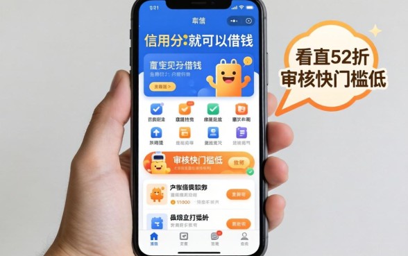 盘点几个不看信用分就可以借钱的软件，审核快门槛低
