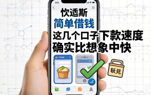 手机快速简单借钱：这几个口子下款速度确实比想象中快