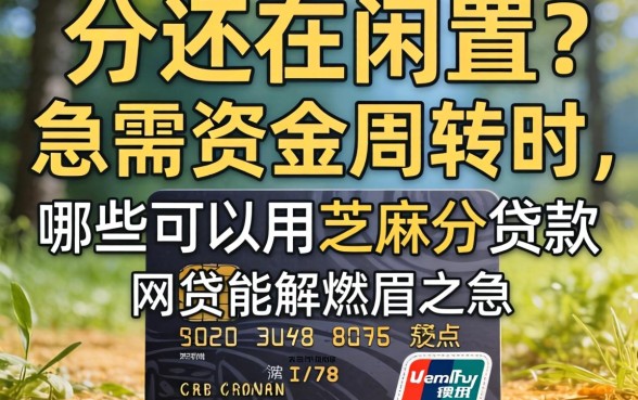 芝麻分还在闲置？急需资金周转时，哪些可以用芝麻分贷款的网贷能解燃眉之急？