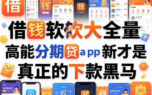 我翻遍一百种借钱软件大全,发现高能分期贷款app新秀才是真正的下款黑马