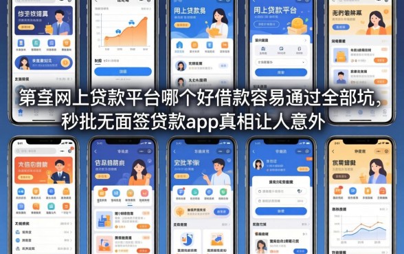 我试了十几个平台，发现网上贷款平台哪个好借款容易通过全是坑，秒批无面签贷款app真相让人意外