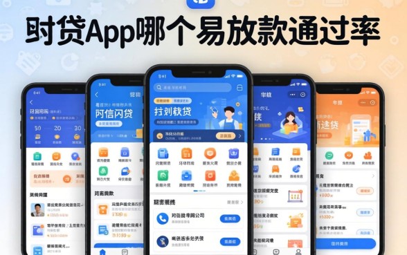 网贷app哪个容易放款通过率最高,归纳五个不看征信网贷平台放款快的软件