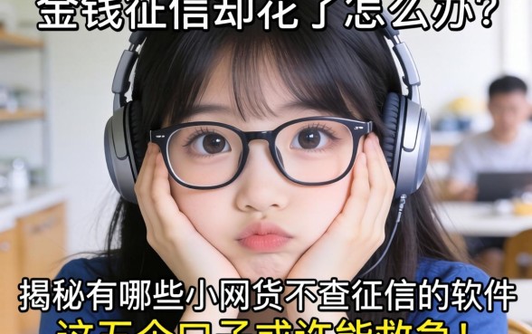 急需用钱征信却花了怎么办？揭秘有哪些小网贷不查征信的软件，这五个口子或许能救急！