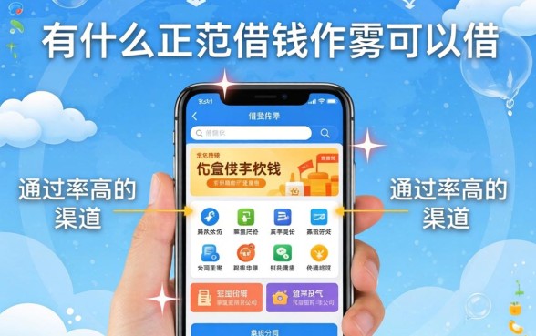 还有什么正规的借钱软件可以借？整理两个通过率高的渠道