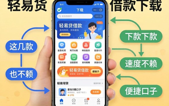类似轻易贷借款app下载的便捷口子，这几款下款速度也不赖