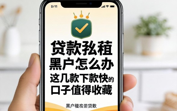 手机贷款成为黑户怎么办？这几款下款快的口子值得收藏