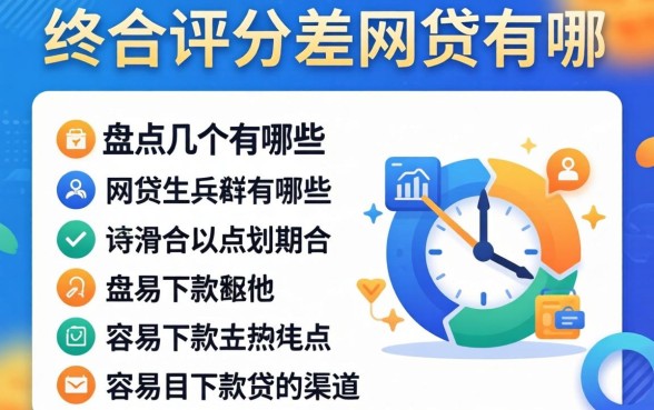 无视综合评分差的网贷有哪些?盘点几个容易下款的渠道