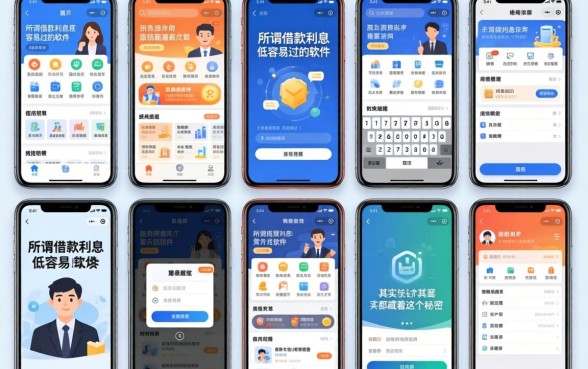 我试了十几个平台，发现所谓借款利息低容易过的软件，其实都藏着这个秘密