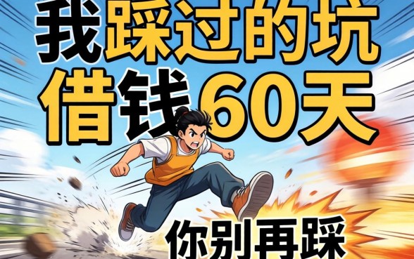 快速小额借钱60天，我踩过的坑你别再踩