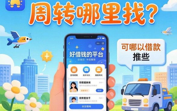 急需周转哪里找？好借钱的平台有哪些软件可以借款推荐