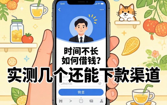 手机号时间不长怎么借钱？实测几个还能下款的渠道