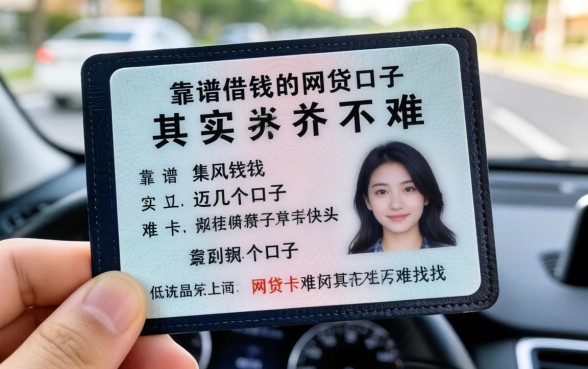 我拿着行驶证试了这几个口子，发现靠谱借钱的网贷口子其实并不难找