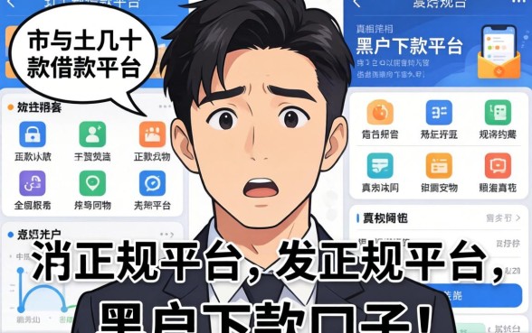 我试了市面上几十款借款平台，发现正规平台和黑户下款口子的真相让人意外