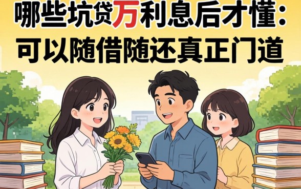 被坑3万利息后才懂:哪些网贷可以随借随还的真正门道