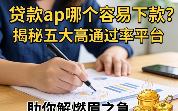 急需资金周转？贷款ap哪个容易下款？揭秘五大高通过率平台助你解燃眉之急