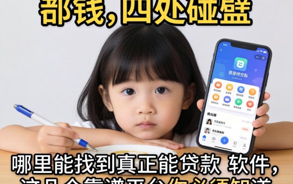 急需用钱却四处碰壁？哪里能找到真正能贷款的软件？这几个靠谱平台你必须知道