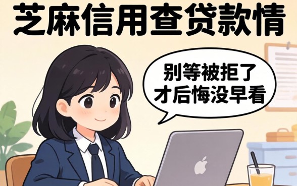 怎么通过芝麻信用查贷款情况？别等被拒了才后悔没早看