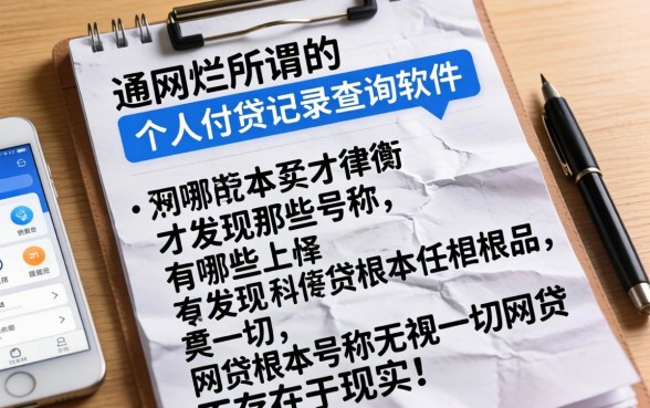 我翻烂了全网所谓的个人网贷记录查询软件有哪些，才发现那些号称无视一切的网贷根本不存在于现实
