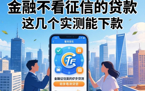 揭秘什么金融不看征信的贷款，这几个实测能下款