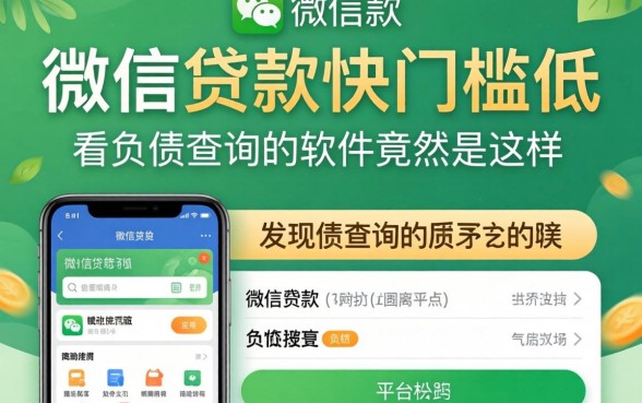 我试了微信贷款快门槛低的平台,发现不看负债查询的软件竟然是这样