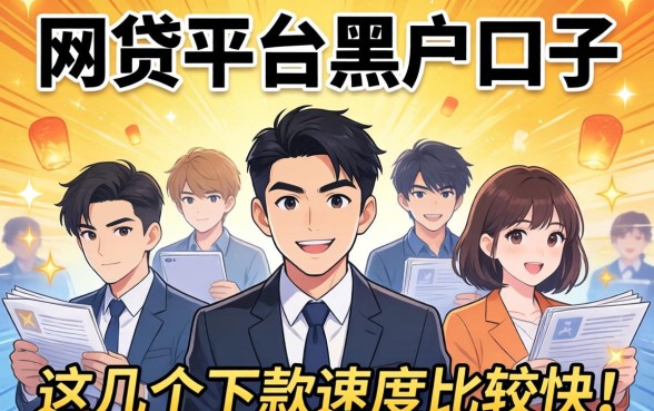 揭秘网贷平台黑户口子：这几个下款速度比较快