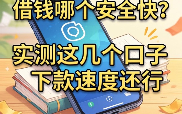手机借钱哪个安全又快？实测这几个口子下款速度还行
