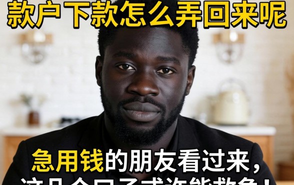 无视黑户下款怎么弄回来呢？急用钱的朋友看过来，这几个口子或许能救急！