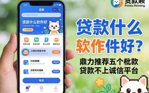 手机上贷款什么软件好，鼎力推荐五个贷款不上诚信平台的软件
