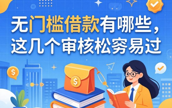 揭秘无门槛的借款有哪些平台，这几个审核松容易过