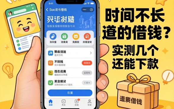 手机号时间不长怎么借钱？实测几个还能下款的渠道