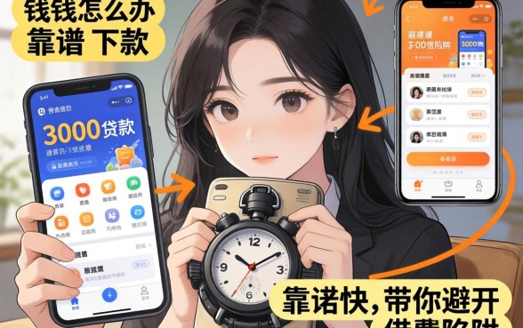 急需用钱怎么办？哪些3000贷款的软件靠谱且下款快？带你避开借贷陷阱