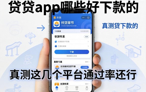 小贷app哪些好下款的？实测这几个平台通过率还行