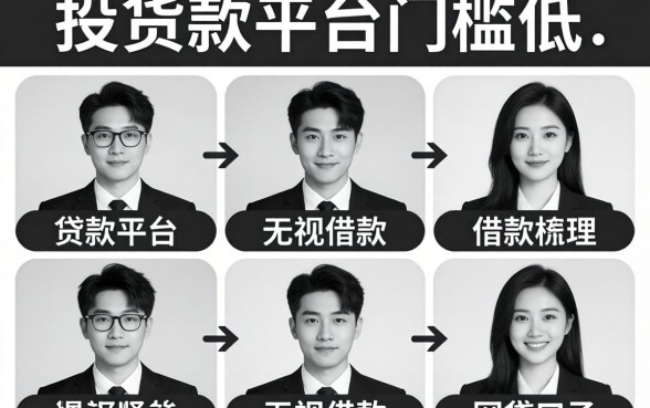 有哪些贷款平台门槛低的可以借款，梳理五个无视黑白的网贷口子