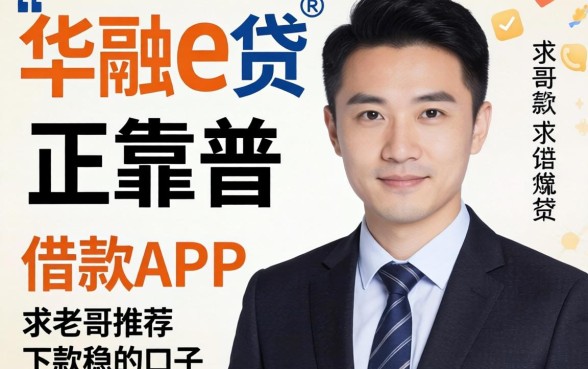 有没有类似华融e贷那种正规靠谱的借款APP?求老哥推荐几个下款稳的口子!