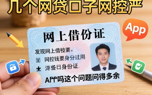 我试了几个网贷口子风控不严的app，发现网上借钱要用身份证吗这个问题问得多余