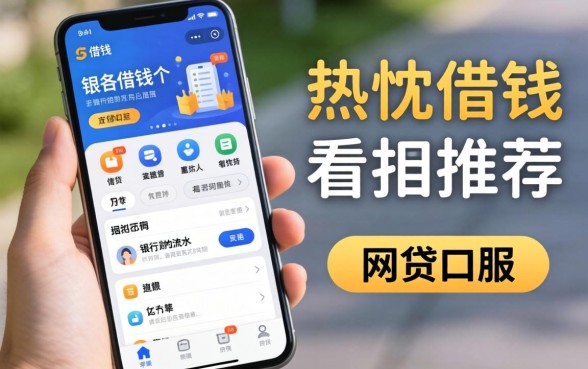 手机上有哪些软件能借钱,热忱推荐5个看银行流水的网贷口子