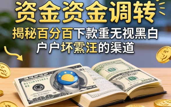 急需资金周转？揭秘百分百下款无视黑白户的渠道