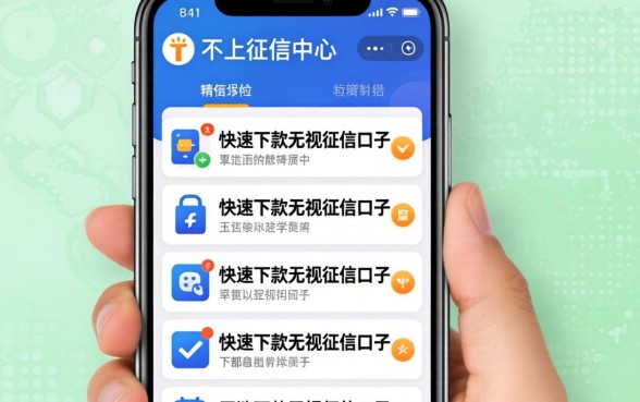 手机上不了征信中心，细致阐述五个快速下款无视征信的口子