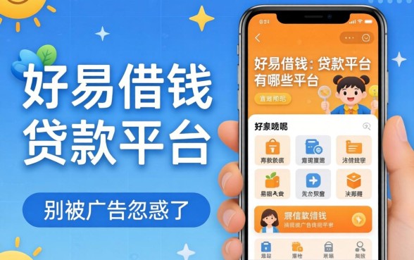 容易借钱的贷款平台有哪些平台呢?别被广告忽悠了