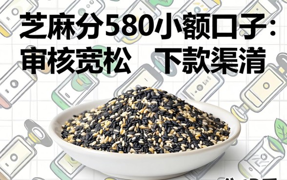 芝麻分580小额口子：审核宽松的下款渠道分享