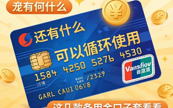 除了信用卡还有什么可以循环使用？这几款备用金口子看一看