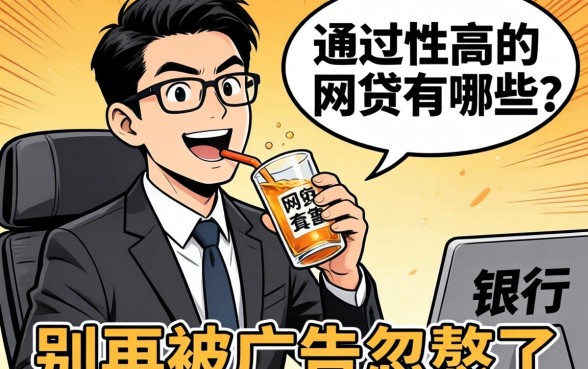 银行经理酒后吐真言：通过性高的网贷有哪些？别再被广告忽悠了
