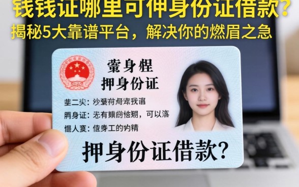 急需用钱哪里可以押身份证借钱？揭秘5大靠谱平台，解决你的燃眉之急！