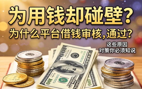 急用钱却碰壁？为什么平台借钱审核不通过？这些原因和对策你必须知道