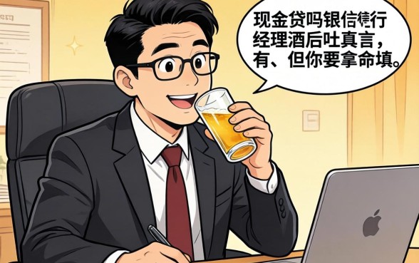 有不看征信的现金贷吗？银行经理酒后吐真言：有，但你要拿命填