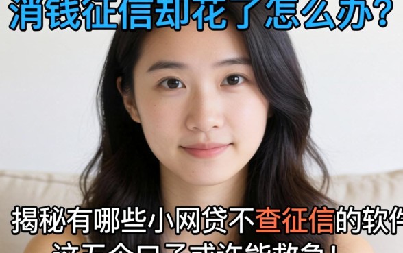 急需用钱征信却花了怎么办？揭秘有哪些小网贷不查征信的软件，这五个口子或许能救急！